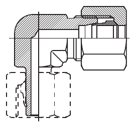 DIN 2353 Adjustable fittings