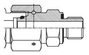 F-LINE DIN 2353 swivel adaptors
