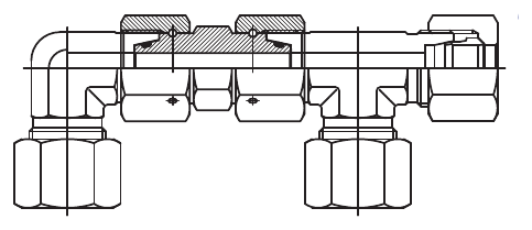 F-LINE DIN 2353 swivel unions