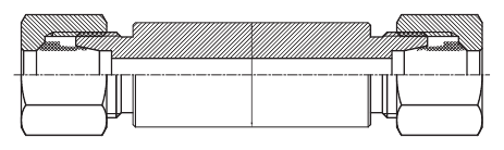 F-LINE DIN 2353 weld bulkhead unions